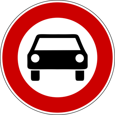 Parking Road Sign